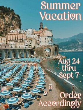 I’ll be in Italy for 2 weeks!
